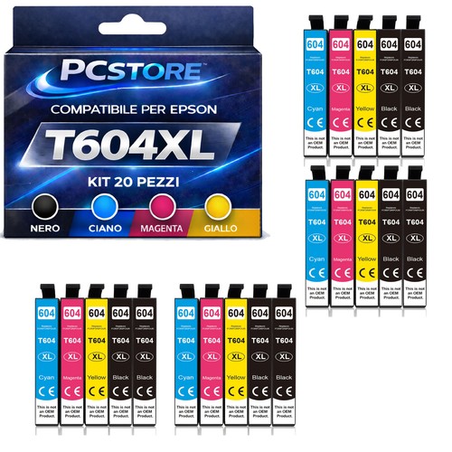 Pcstore 20pz cartucce - pcstore, comp